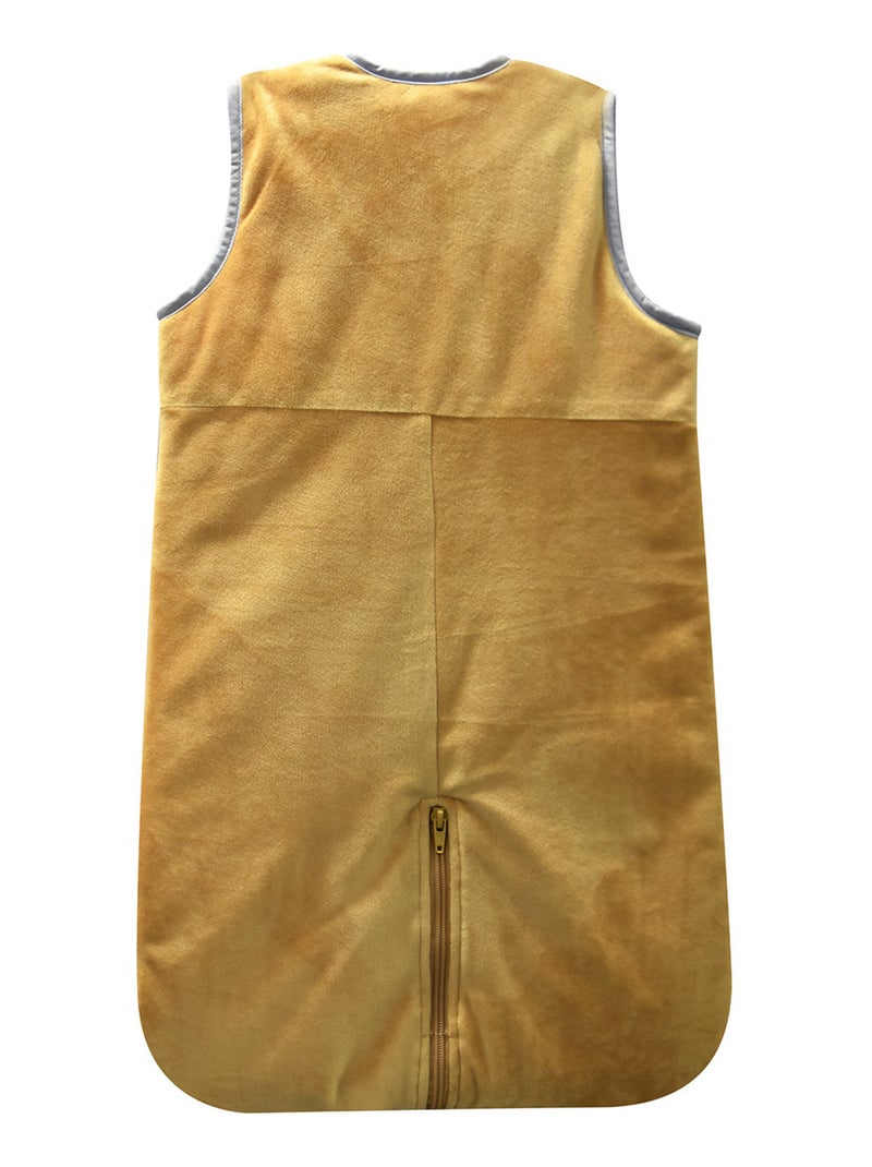 Gigoteuse 0/6m perrin velours doux sans manches securite auto Orange - Kiabi