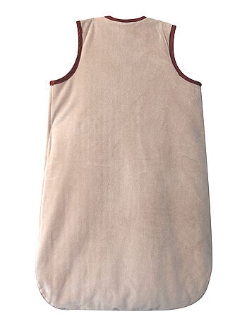 GIGOTEUSE 0/6M PRESTON VELOURS DOUX SANS MANCHES