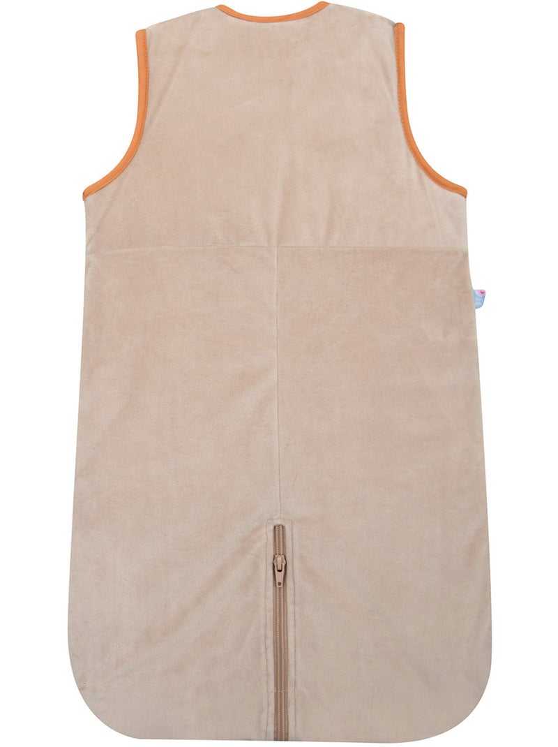 Gigoteuse 0/6m stephanne velours securite auto Beige - Kiabi