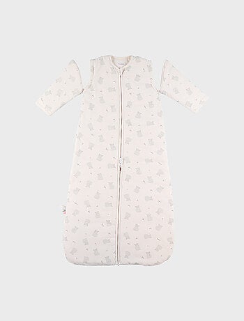 Gigoteuse 100 cm manches amovibles gaze de coton bio Noukie's