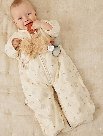 Gigoteuse 100 cm manches amovibles gaze de coton bio Noukie's