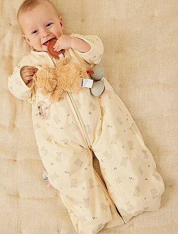 Gigoteuse 100 cm manches amovibles gaze de coton bio Noukie's