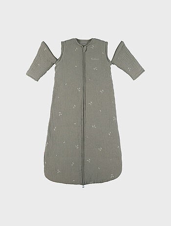 Gigoteuse 100 cm manches amovibles gaze de coton bio Noukie's