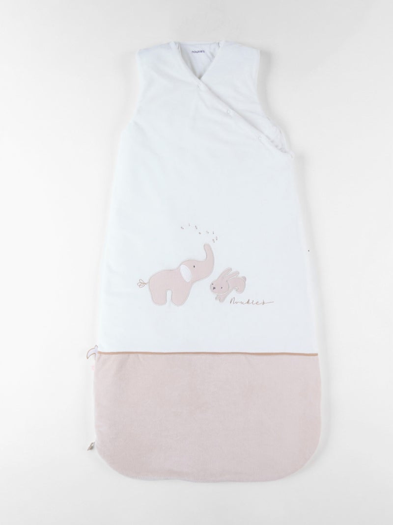 Gigoteuse 100cm, Veloudoux® - Bali & Snow Noukie's Ecru - Kiabi