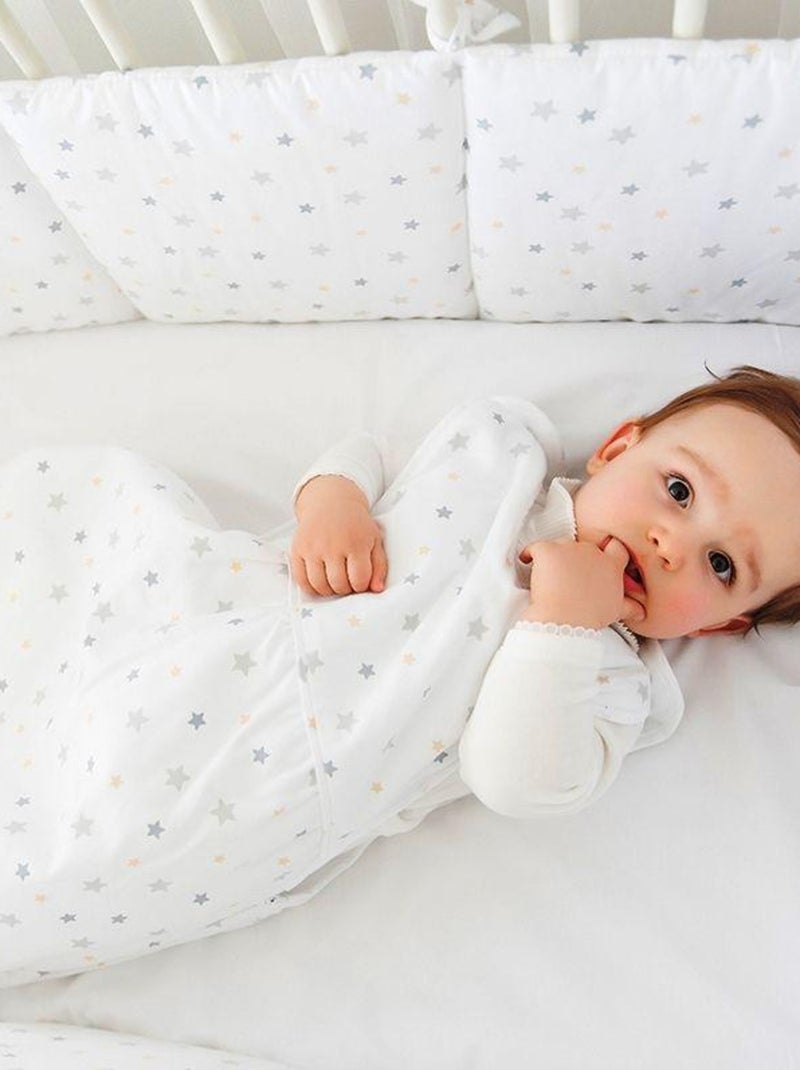 Gigoteuse 3-6 mois en Coton Bio Confettis Beige - Kiabi