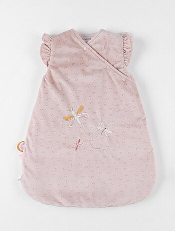 Gigoteuse 50 cm libellules en Veloudoux®, poudré Noukie's