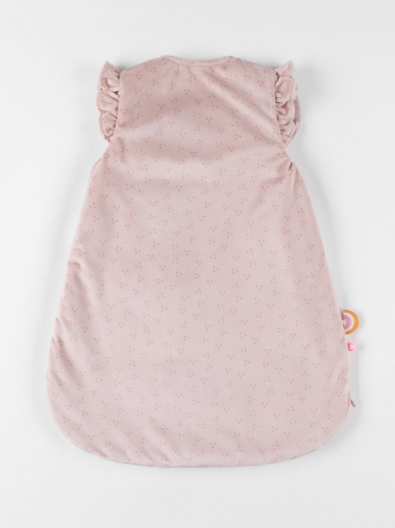 Gigoteuse 50 cm libellules en Veloudoux®, poudré Noukie's Rose - Kiabi