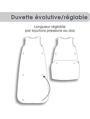 GIGOTEUSE 6/36M EDEN VELOURS DOUX SANS MANCHES