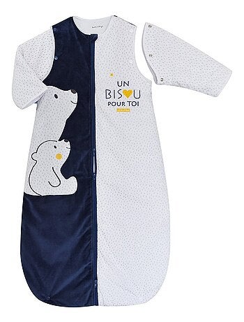 GIGOTEUSE 6/36M ENKI VELOURS DOUX MANCHES AMOVIBLES SECURITE AUTO