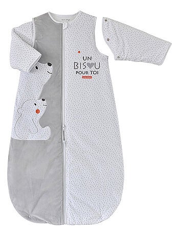 GIGOTEUSE 6/36M ENKI VELOURS DOUX MANCHES AMOVIBLES SECURITE AUTO