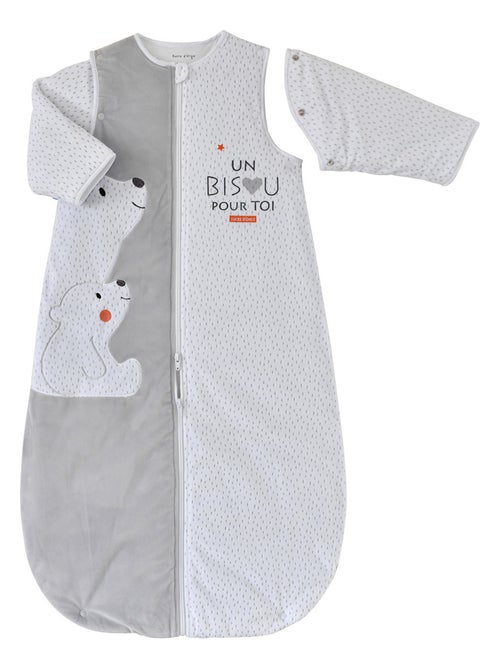 GIGOTEUSE 6/36M ENKI VELOURS DOUX MANCHES AMOVIBLES SECURITE AUTO - Kiabi