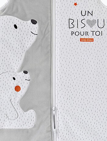 GIGOTEUSE 6/36M ENKI VELOURS DOUX MANCHES AMOVIBLES SECURITE AUTO