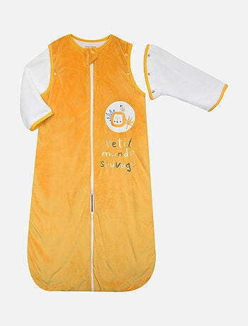 GIGOTEUSE 6/36M HANK VELOURS DOUX MANCHES AMOVIBLES SECURITE AUTO