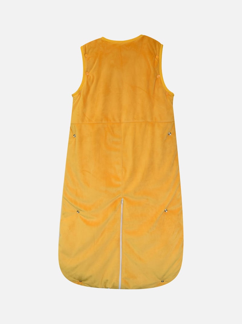 GIGOTEUSE 6/36M HANK VELOURS DOUX MANCHES AMOVIBLES SECURITE AUTO Jaune - Kiabi