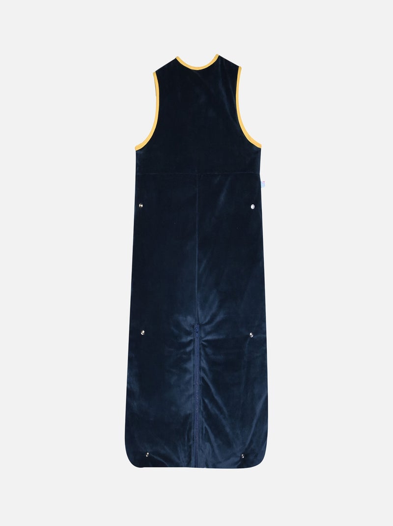 GIGOTEUSE 6/36M ILIAM VELOURS DOUX SANS MANCHES SECURITE AUTO Bleu - Kiabi