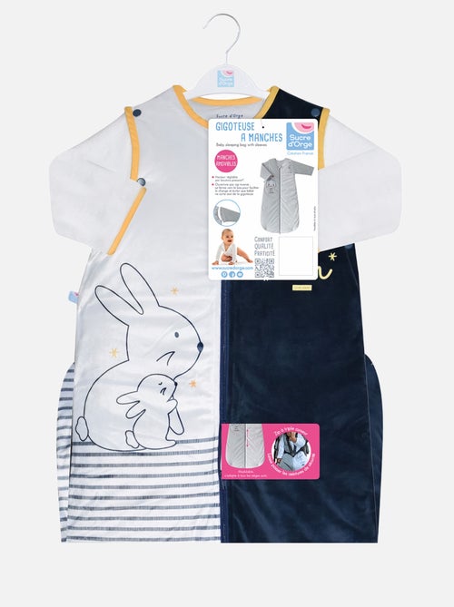 GIGOTEUSE 6/36M ISAÏA VELOURS DOUX MANCHES AMOVIBLES SECURITE AUTO - Kiabi