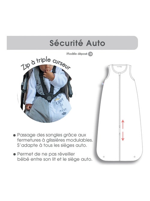 GIGOTEUSE 6/36M JOSY VELOURS DOUX MANCHES AMOVIBLES SECURITE AUTO - Kiabi