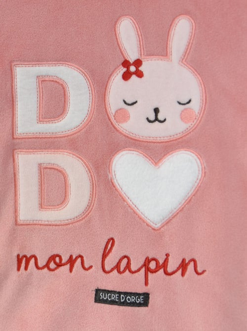 GIGOTEUSE 6/36M JULIANA VELOURS DOUX SANS MANCHES - Kiabi