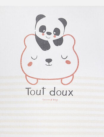 GIGOTEUSE 6/36M LAHLOU VELOURS RASE SANS MANCHES