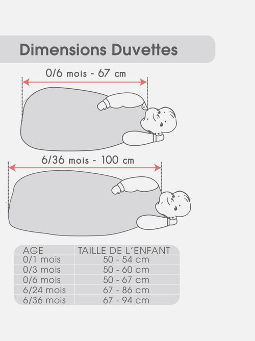 GIGOTEUSE 6/36M LAURELLE MOLLETON SANS MANCHES - Kiabi