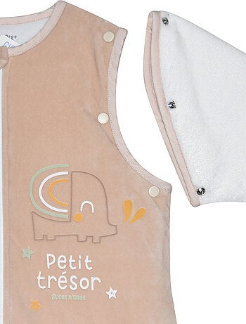 GIGOTEUSE 6/36M LUCIO VELOURS DOUX MANCHES AMOVIBLES SECURITE AUTO