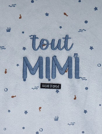 GIGOTEUSE 6/36M MABROUK VELOURS DOUX SANS MANCHES