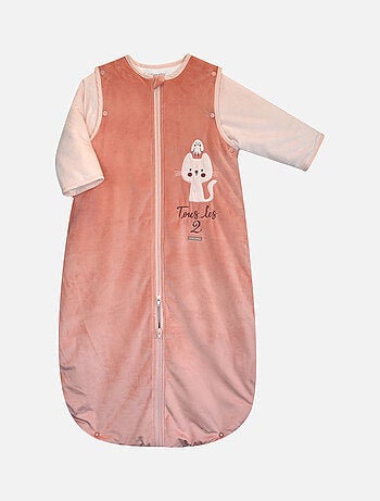 GIGOTEUSE 6/36M MAELIA VELOURS DOUX MANCHES AMOVIBLES SECURITE AUTO