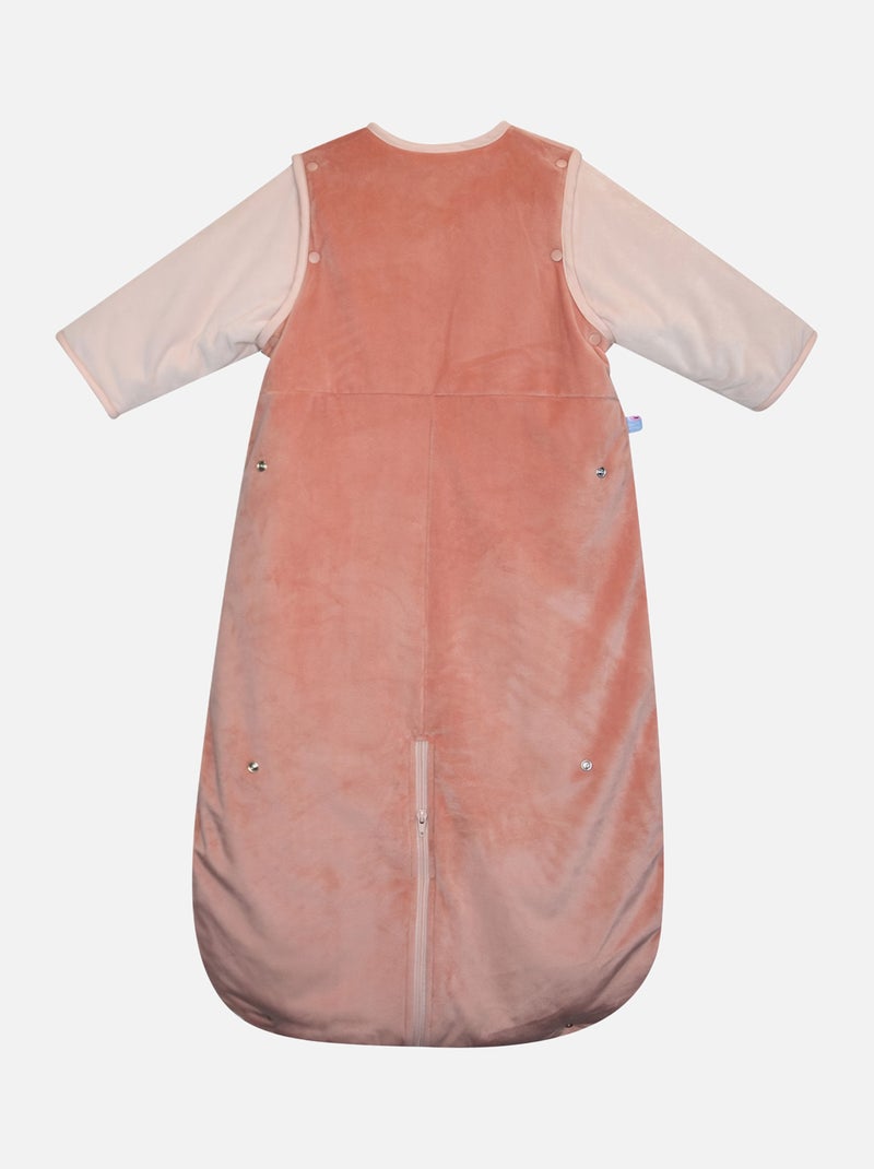 GIGOTEUSE 6/36M MAELIA VELOURS DOUX MANCHES AMOVIBLES SECURITE AUTO Rose - Kiabi