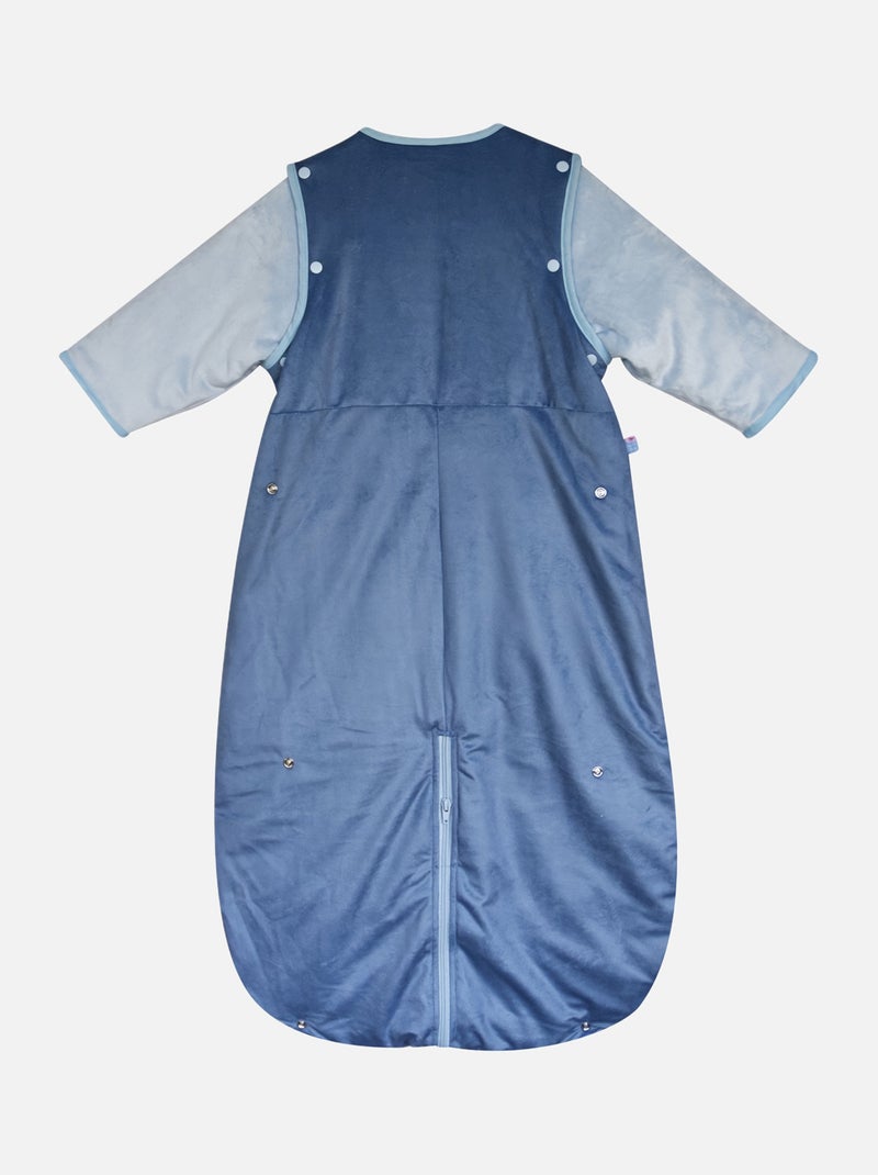 GIGOTEUSE 6/36M MICKY VELOURS DOUX MANCHES AMOVIBLES SECURITE AUTO Bleu - Kiabi
