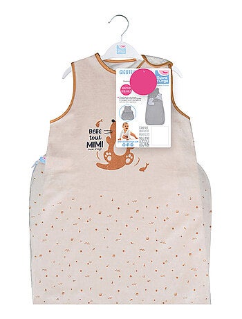GIGOTEUSE 6/36M NAGETTE VELOURS RASE SANS MANCHES