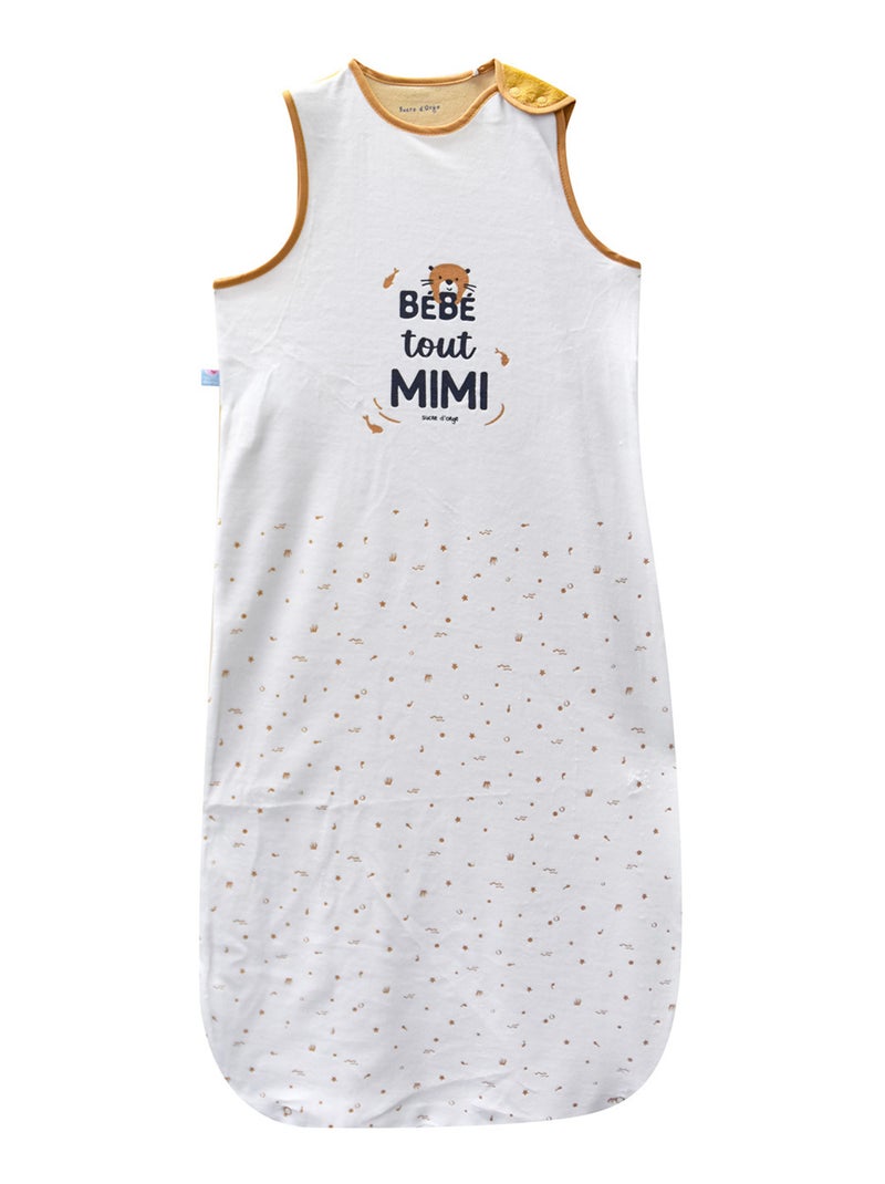 GIGOTEUSE 6/36M NEBI VELOURS RASE SANS MANCHES Blanc - Kiabi
