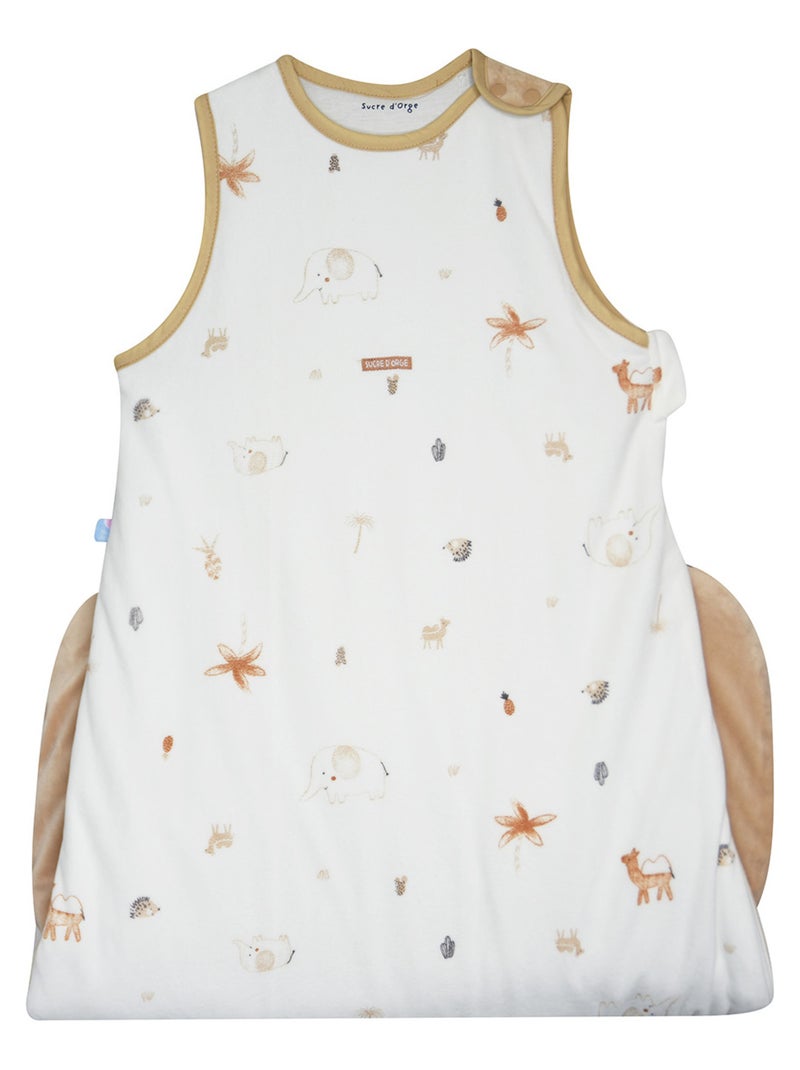 GIGOTEUSE 6/36M ORDIA VELOURS DOUX SANS MANCHES Beige - Kiabi