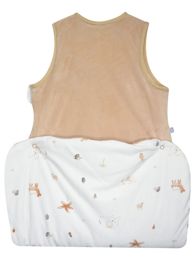 GIGOTEUSE 6/36M ORDIA VELOURS DOUX SANS MANCHES Beige - Kiabi