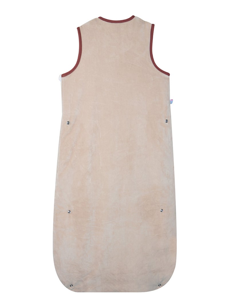 GIGOTEUSE 6/36M PALMYR VELOURS DOUX SANS MANCHES Beige - Kiabi