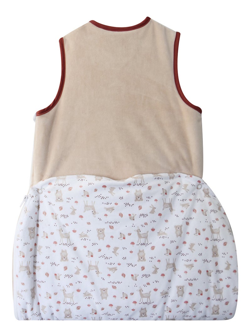 GIGOTEUSE 6/36M PALMYR VELOURS DOUX SANS MANCHES Beige - Kiabi