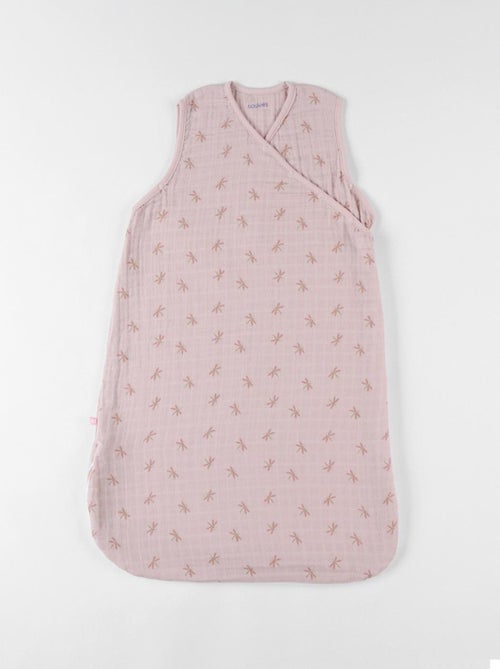 Gigoteuse 70 cm libellules en mousseline ouatinée, poudré Noukie's - Kiabi