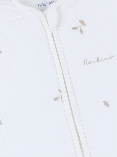Gigoteuse 70 cm manches amovibles gaze de coton bio Noukie's - Kiabi