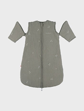 Gigoteuse 70 cm manches amovibles gaze de coton bio Noukie's