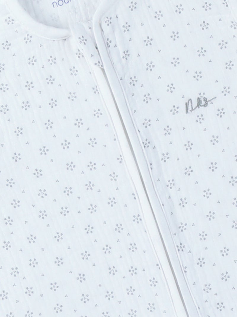 Gigoteuse 70 cm, mousseline Noukie's Blanc - Kiabi