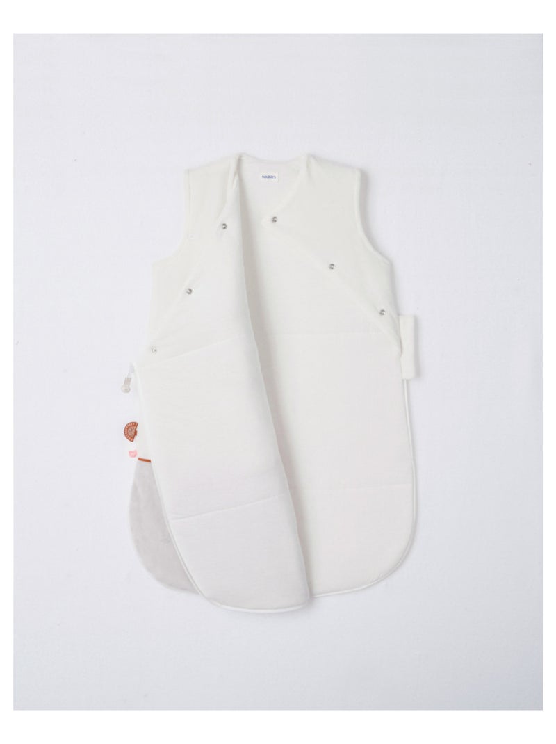 Gigoteuse 70cm, Veloudoux® - Babou Noukie's Blanc - Kiabi