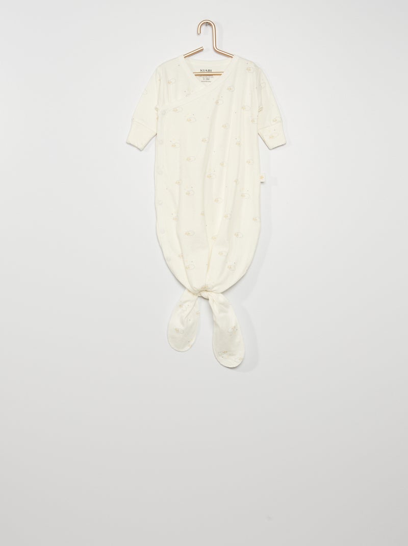 Gigoteuse à nouer blanc - Kiabi