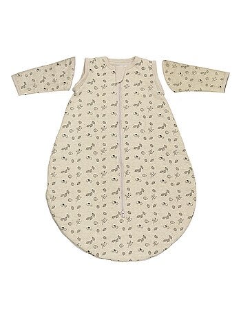 Gigoteuse avec manches amovibles