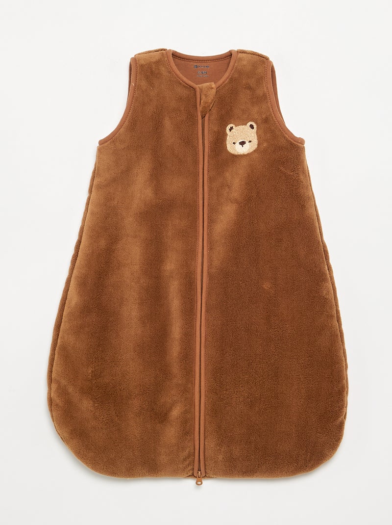 Gigoteuse avec manches amovibles Marron - Kiabi