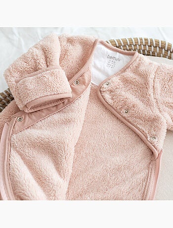 Gigoteuse avec moufles hiver - TOG 2.5 Chaud tout doux