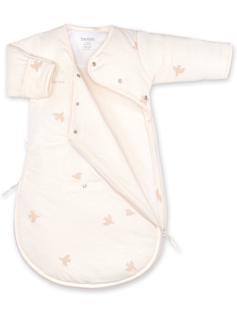 Gigoteuse avec moufles hiver - tog 2.5 cocon moelleux Beige clair - Kiabi
