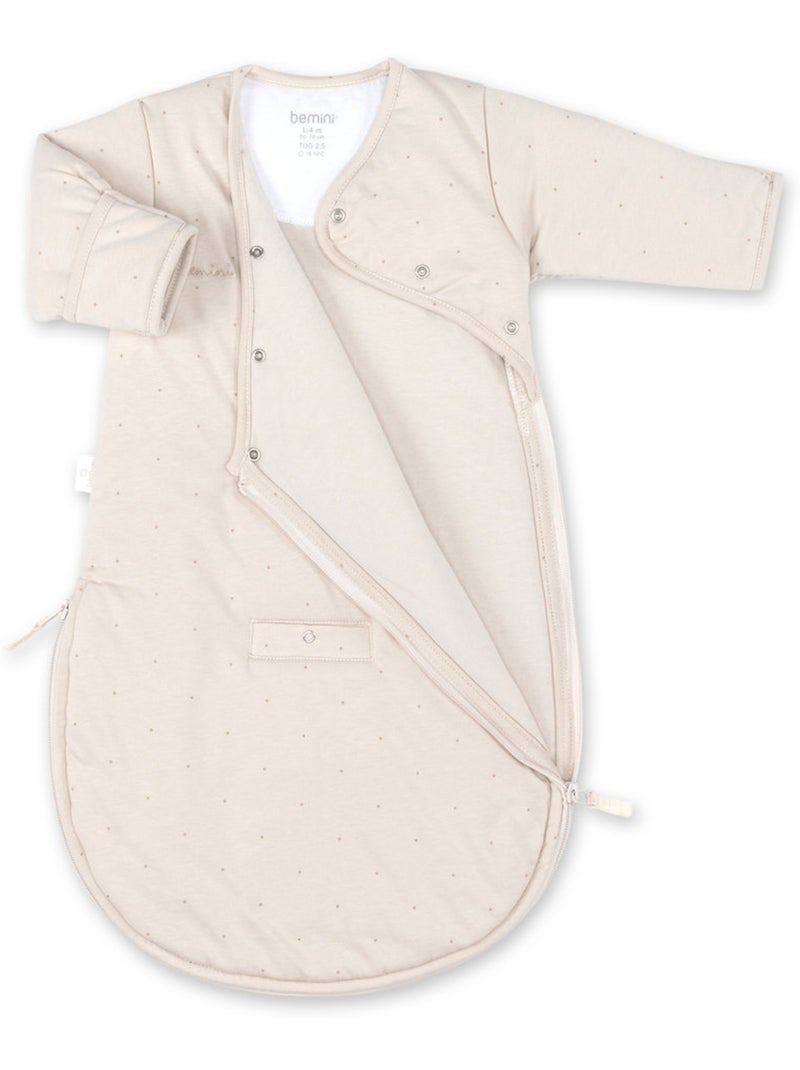 Gigoteuse avec moufles hiver - tog 2.5 cocon moelleux Beige coquille - Kiabi