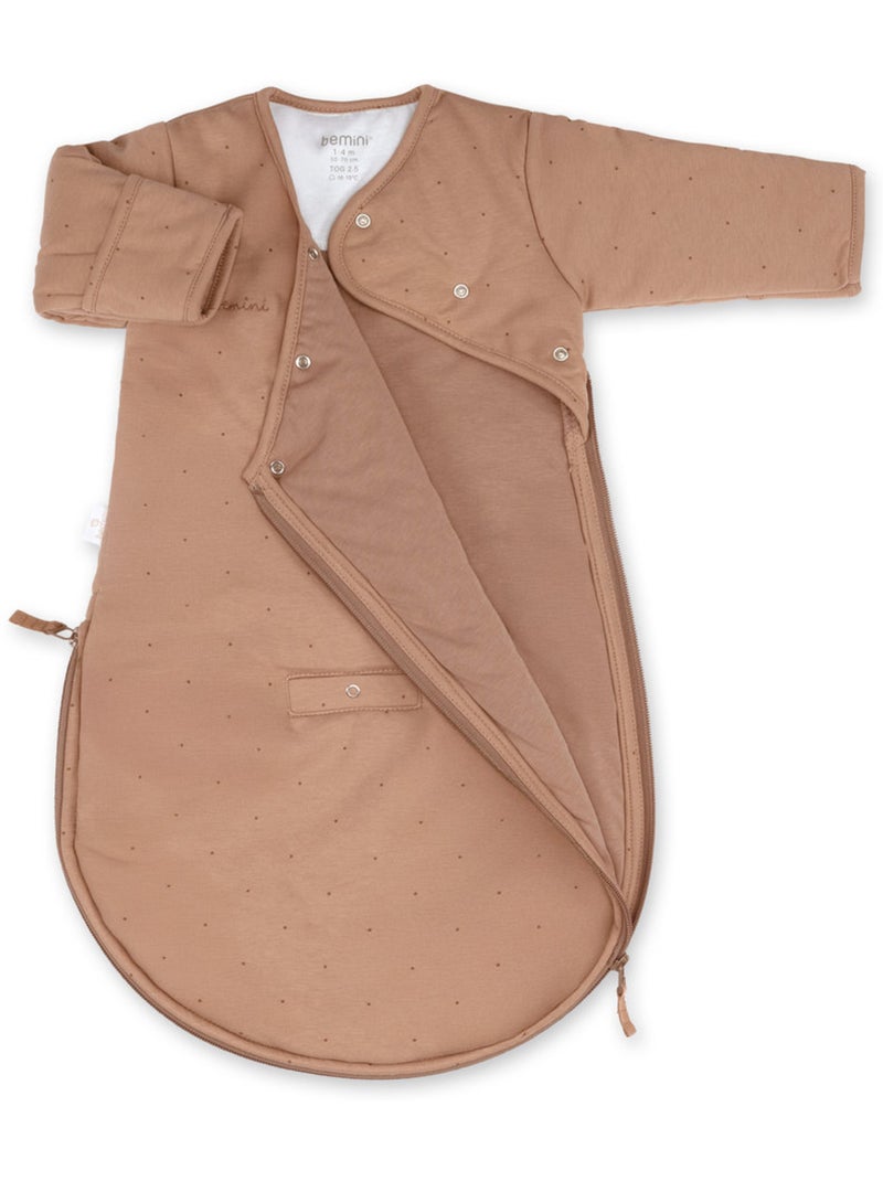 Gigoteuse avec moufles hiver - tog 2.5 cocon moelleux Marron - Kiabi