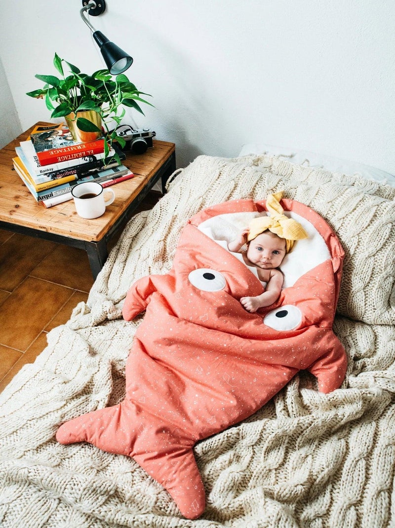 Gigoteuse Baby Shark - Corail - Constellations Orange corail - Kiabi