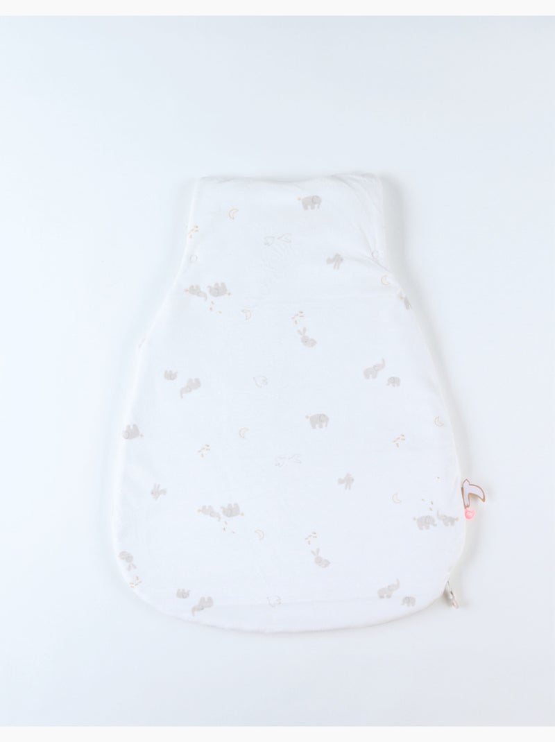 Gigoteuse bag 50cm, veloudoux® - bali & moka noukie's Ecru - Kiabi