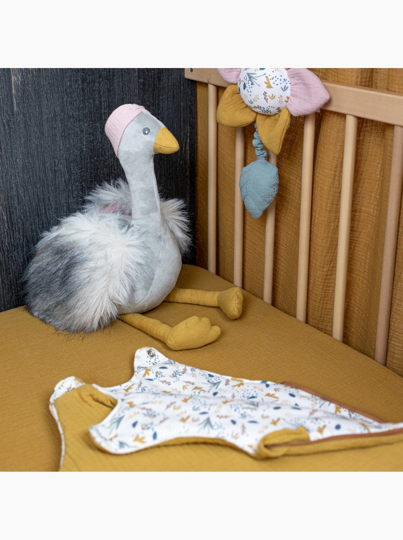 Gigoteuse bébé chaude sans manches en gaze de coton Bronze - Kiabi
